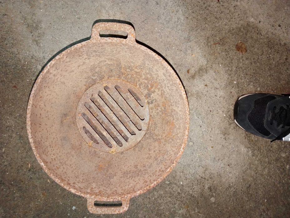 Fogareiro em ferro fundido 25 cm diâmetro