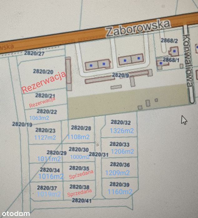 Działka budowlana 1326 m² Przemęt OKAZJA - Widok 2