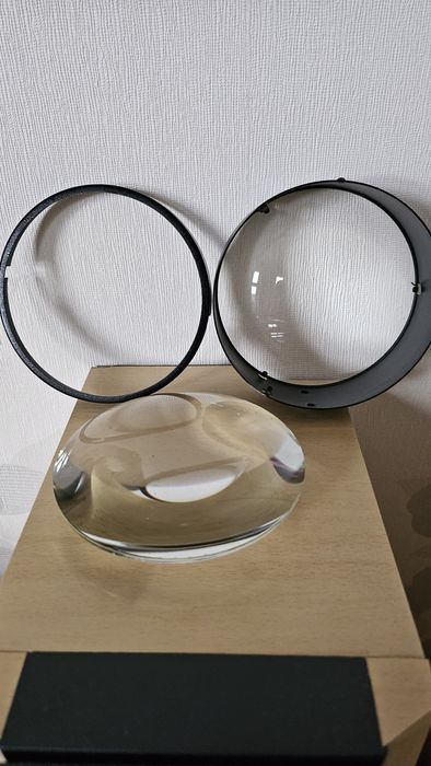 Kondensator do powiększalnika Krokus 3 .  Szkło powiększające soczewka