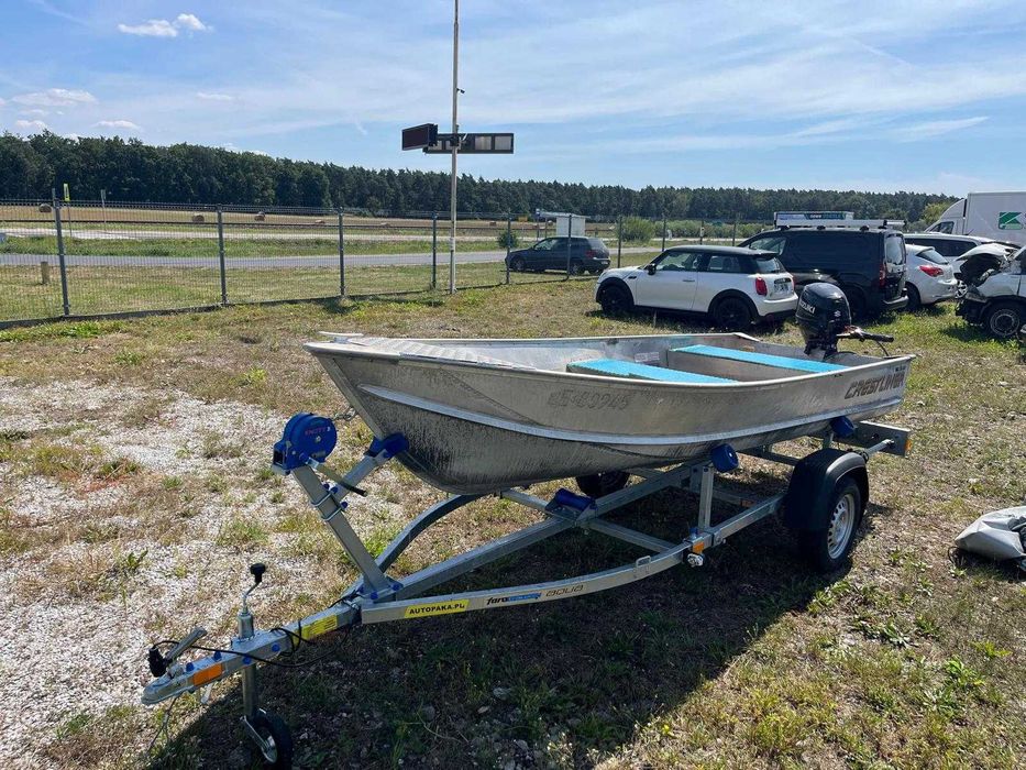 Łódka CRESTLINER X-140 przyczepa do transportu