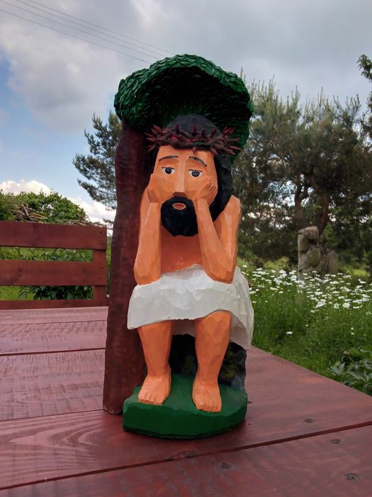 Rzeźba ludowa Frasobliwy