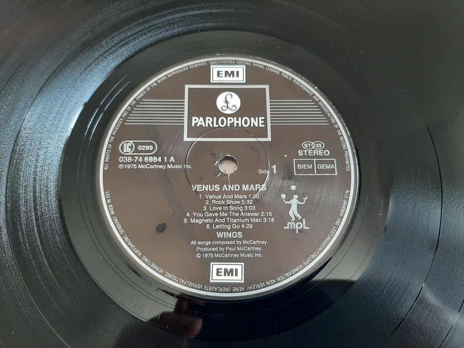 Wings - Venus And Mars - Europa - Vinil LP