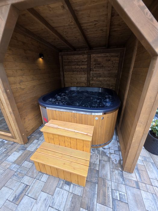 Strefa spa Sauna Balia ogrodowa