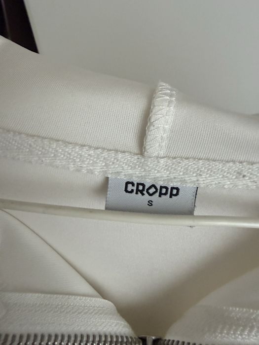 Біла Зіп кофта cropp