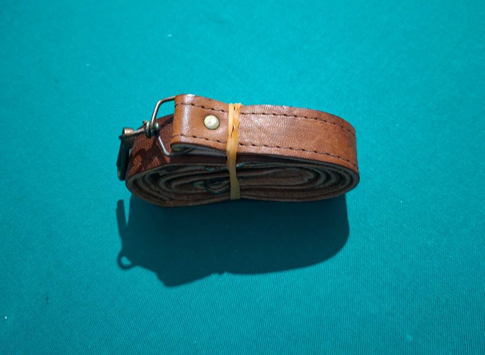 Mala / Saco artesanal em pele / couro / cabedal, de formato grande