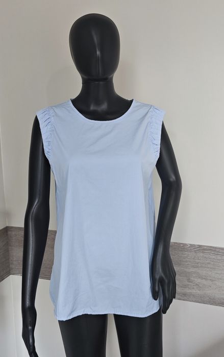 Buzka top hugo Boss Orange błękitna jasnoniebieska bawełna