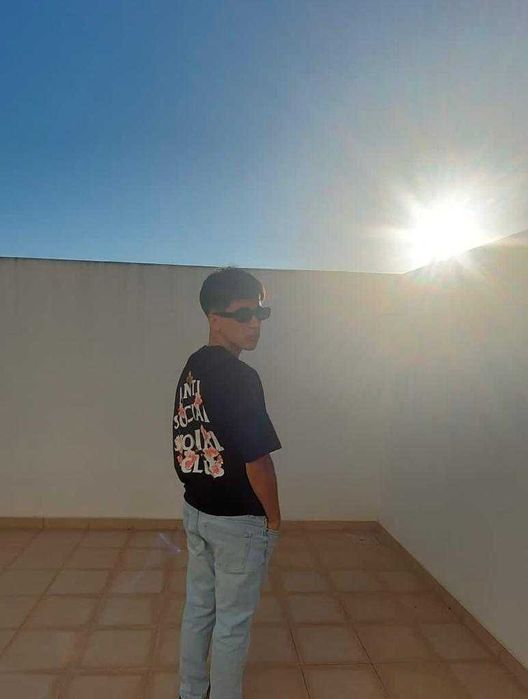 Anti Social flowers T-shirt