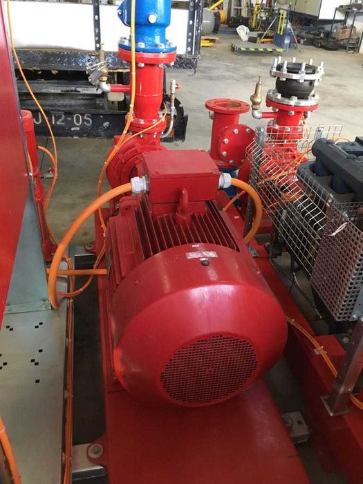 Central Incêndio Grundfos FSHY 75kw  300m3 h - Equipamento Novo -