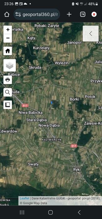 Sprzedam działkę budowlaną  30 arów