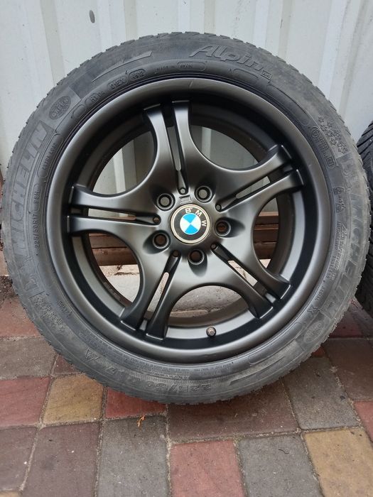 Колеса диски орігінальні bmw r17 5/120 з резиною michellin r17 225/50