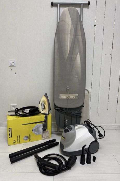 Продам прасувальну дошку Karcher та пароочисник Karcher SC4 Iron kit