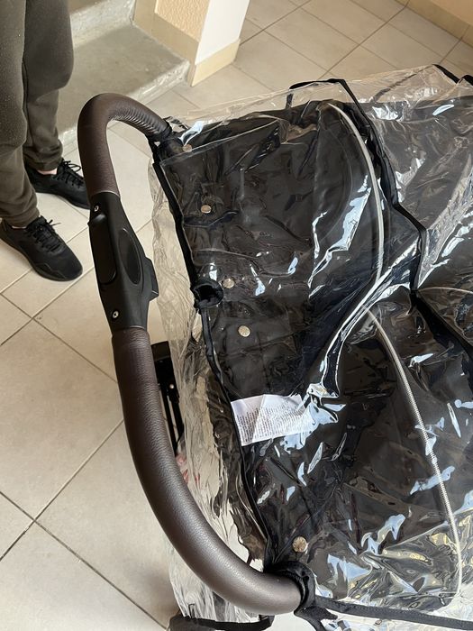 Дождевик для двойной коляски