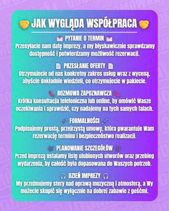 DOMÓWKA /DJ + DJ Wodzirej / Urodziny / Wesela / Studniówki / Imprezy firmowe