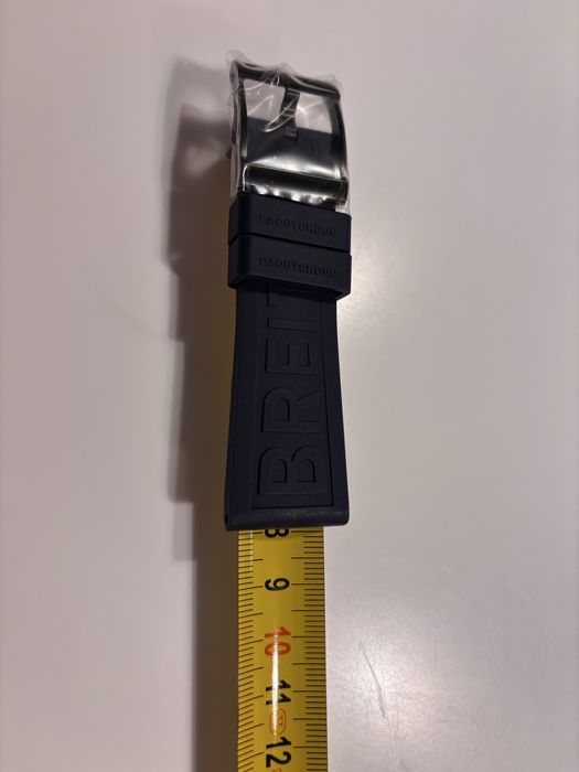 Pasek do zegarka Breitling Superocean 24mm granatowy