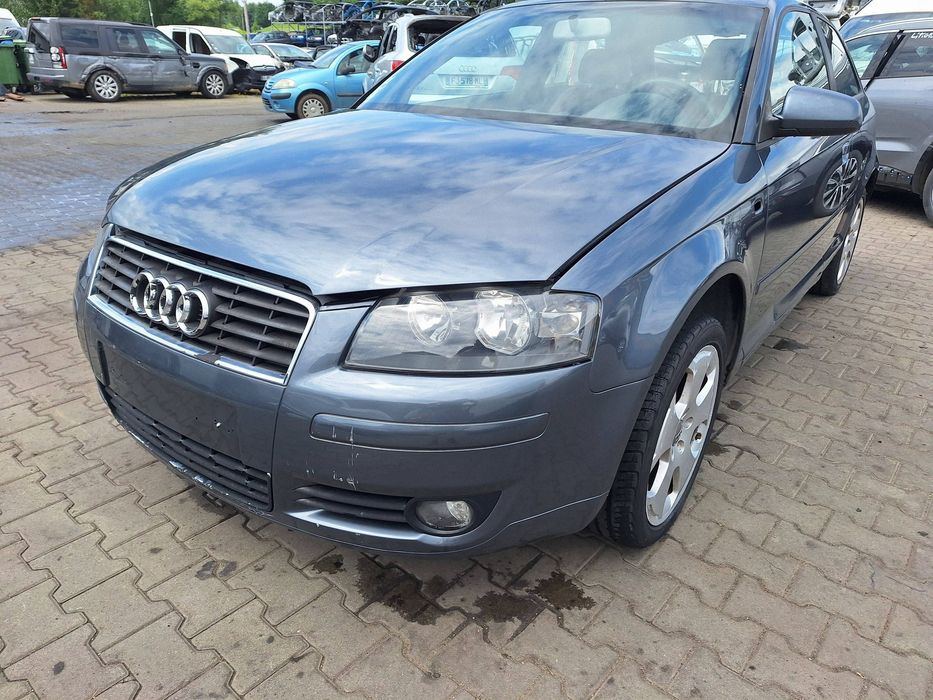 audi a3 8p 03- przód zderzak błotnik maska lampa pas przedni chłodnice lx7z