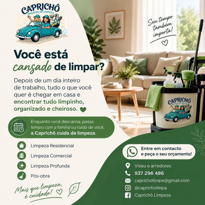 CAPRICHÔ Limpeza | Limpeza Doméstica e Pós-obra