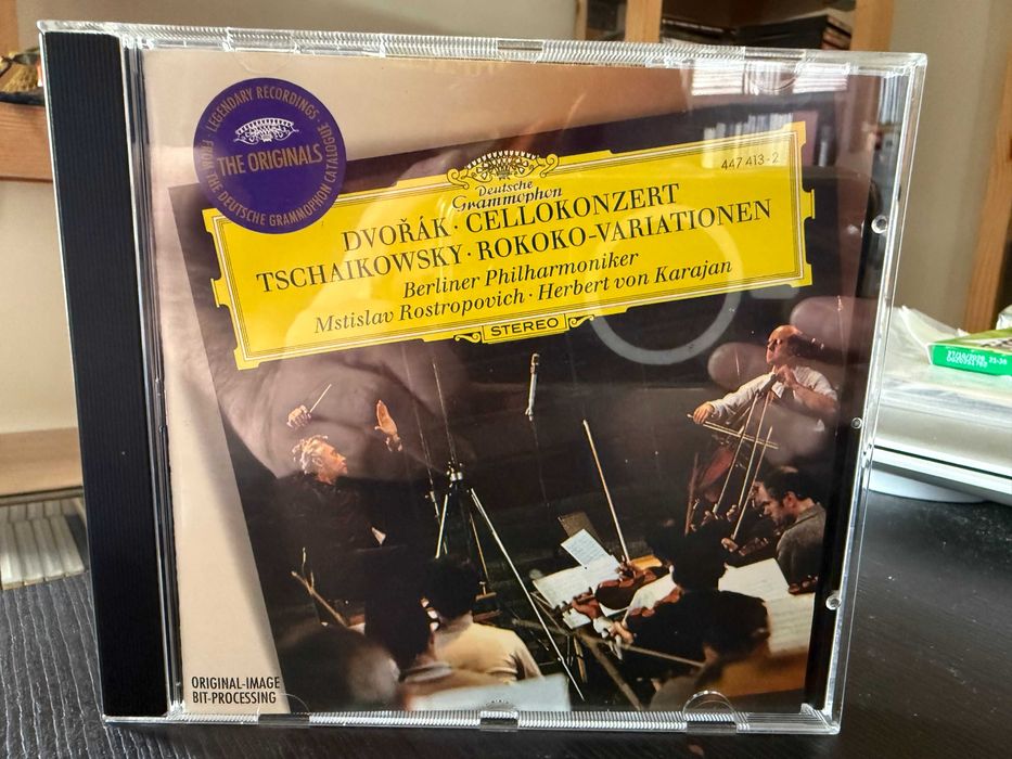 Dvořák, Tschaikowsky – Cello Concert, Rokoko V – Rostropovich, Karajan