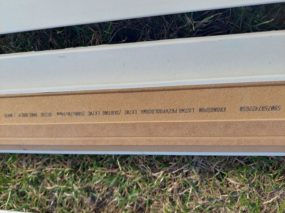 Listwy przypodłogowe kronospan mdf matowe