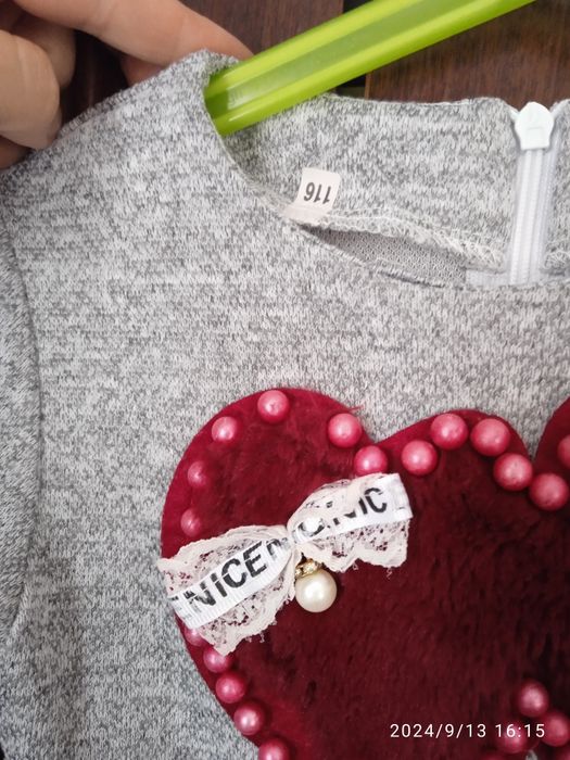 Тепленька дитяча сукня 116 р