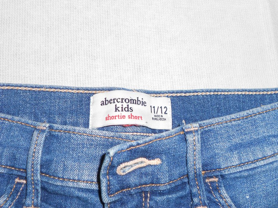 abercrombie kids krótkie spodenki dżinsowe 11/12 lat szorty jeansy