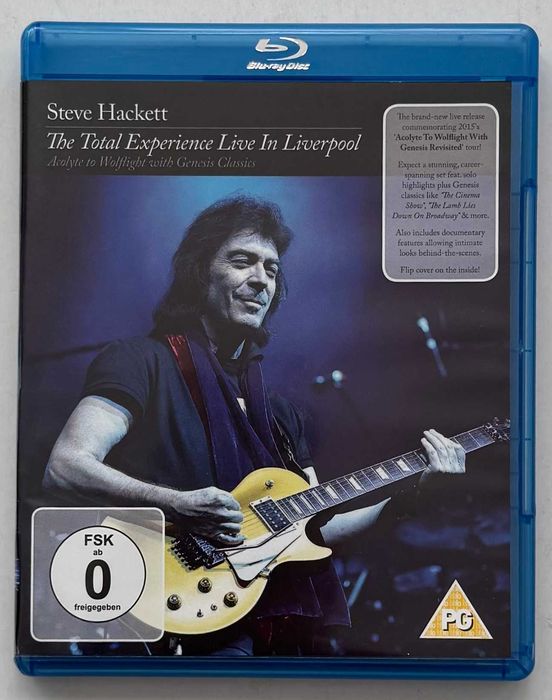 Blu-Ray_Steve Hackett – The Total Experience Live in Liverpool. Como novo.