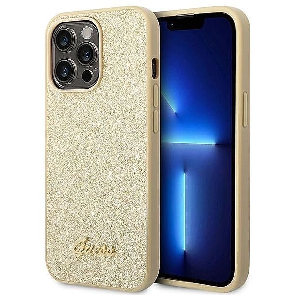 Guess Guhcp14xhggshd iPhone 14 Pro Max 6,7" złoty/gold hard case Glitt