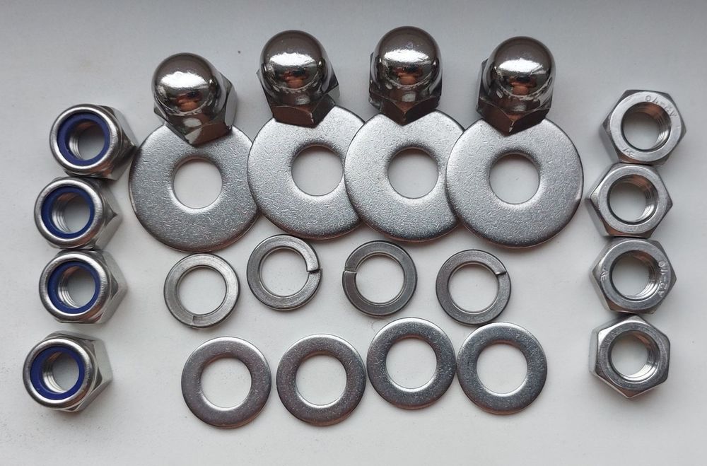 Гайки, шайбы, гровер.А2 Нержавеющая сталь А2.
