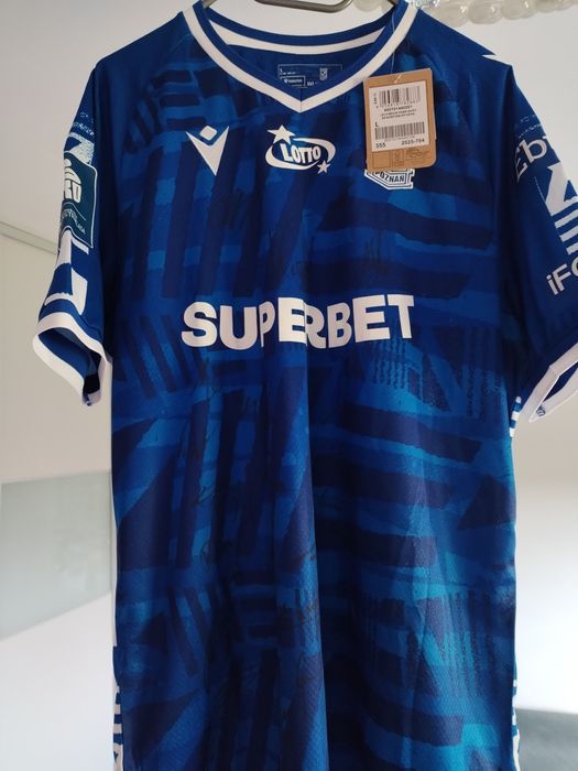 Koszulka meczowa Lech Poznań 2025 z autografami zawodników