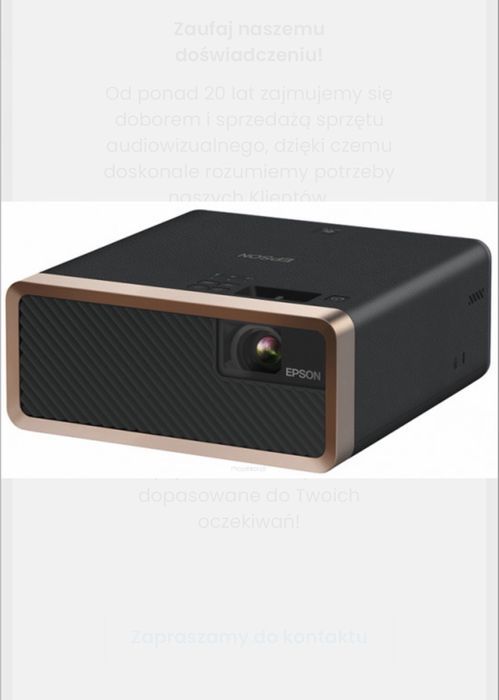 Projektor Epson EF-100b laserowy, świetny sprzęt