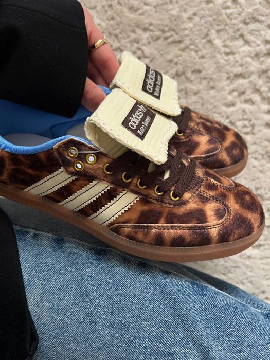 Adidas Samba x Wales Bonner Leopard Pony Hair Жіночі Кросівки Адідас