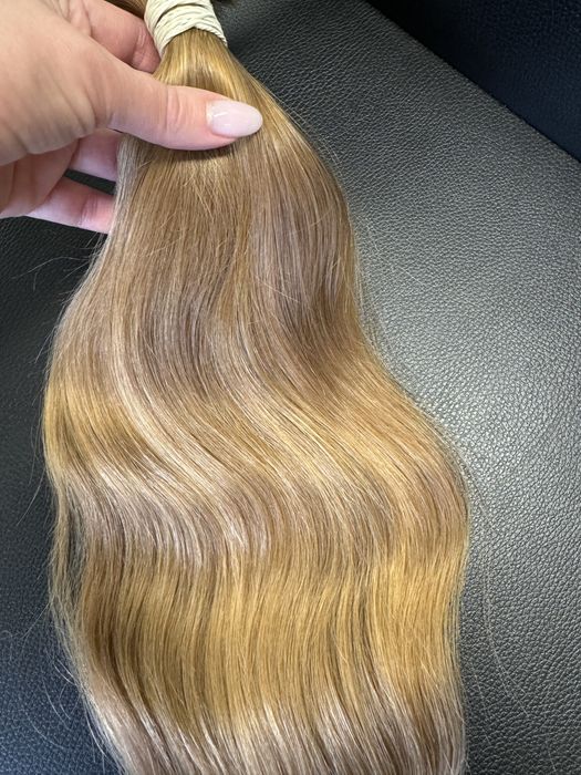 Włosy dziewicze polskie blond 47 cm 107 gram