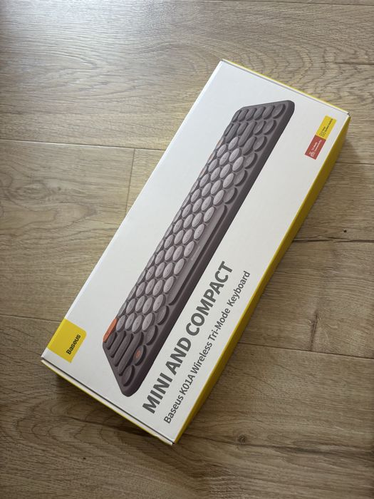 Клавіатура безпровідна. Baseus K01A Wireless Tri-Mode Keyboard.