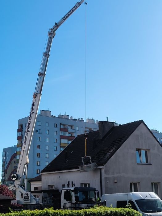 Usługi dźwigowe i podnośnikowe