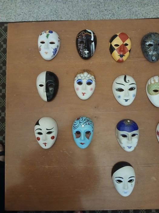 Noites e Faustos em Veneza - Máscaras de coleção