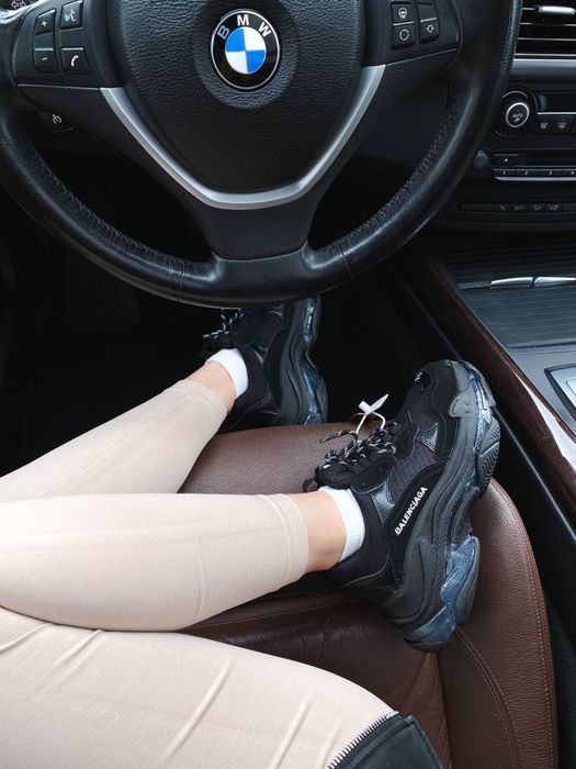 Buty Balenciaga Triple s Clear sole black