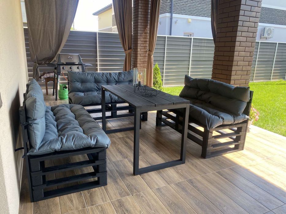 Садові меблі, меблі на терасу, садовая мебель, мебель из поддонов