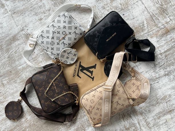 Louis Vuitton DAMSKA MĘSKA Torebka, Torba - kopertówka, skóra - DONINI