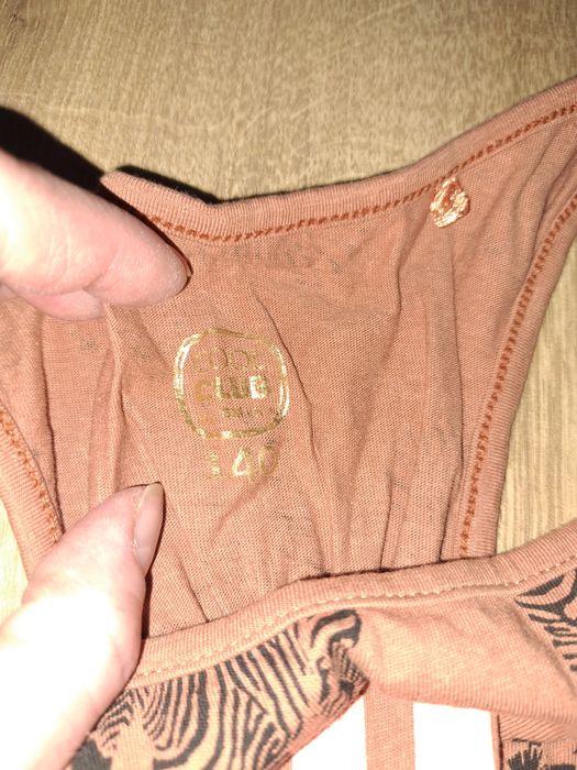 Cool club bluza t-shirt bez rękawów zebry rozm 140