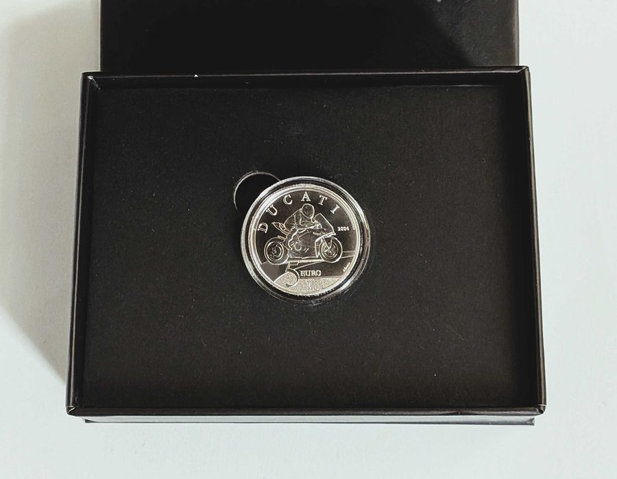 moeda prata 2024 Italia Ducati - Panigale V4