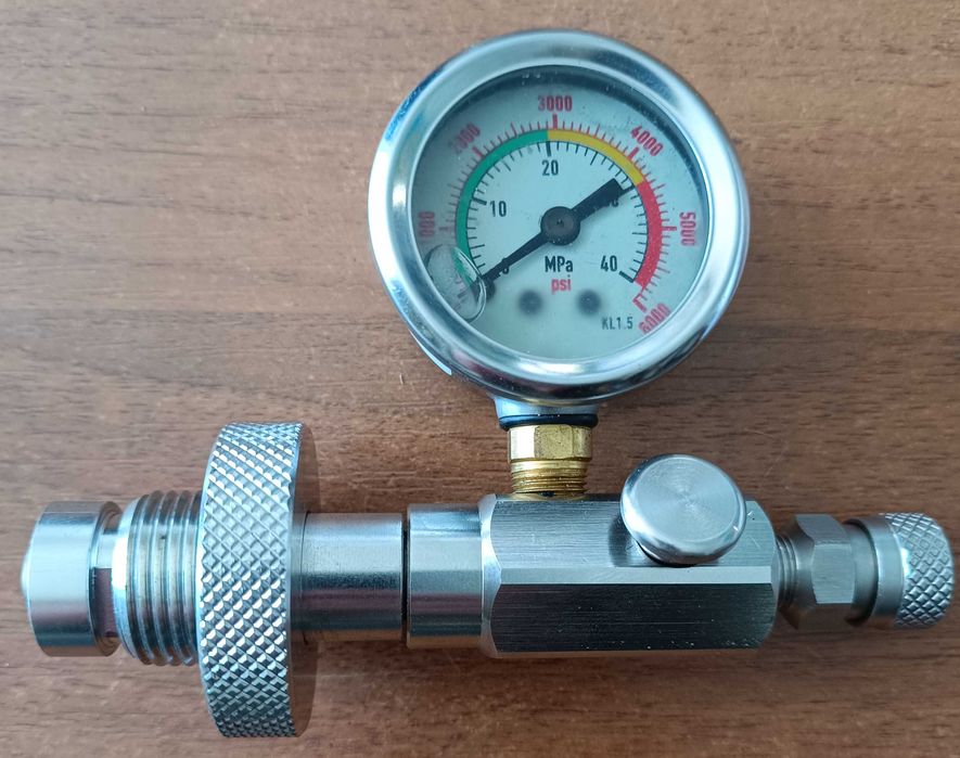 Адаптер для заправки повітрям Din G5/8, Hpa 6000Psi/400Bar