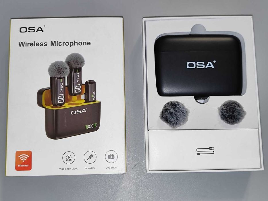 Zestaw Mikrofonów Mikrofon Bezprzewodowy Do Iphone Osa K6 Nowy