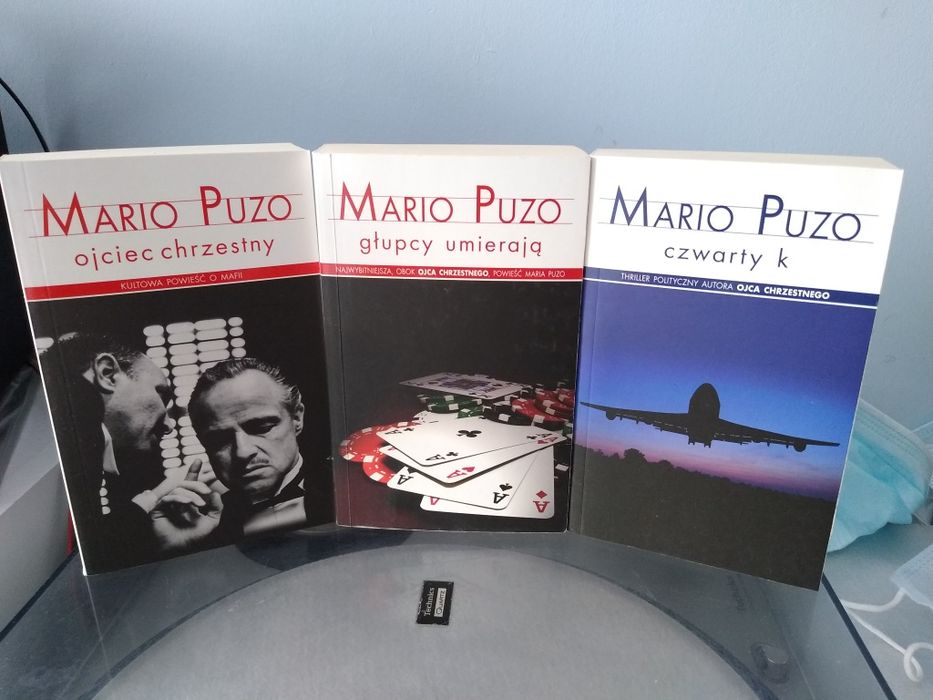 Mario Puzo Ojciec chrzestny Czwarty K Głupcy umierają 3 szt.