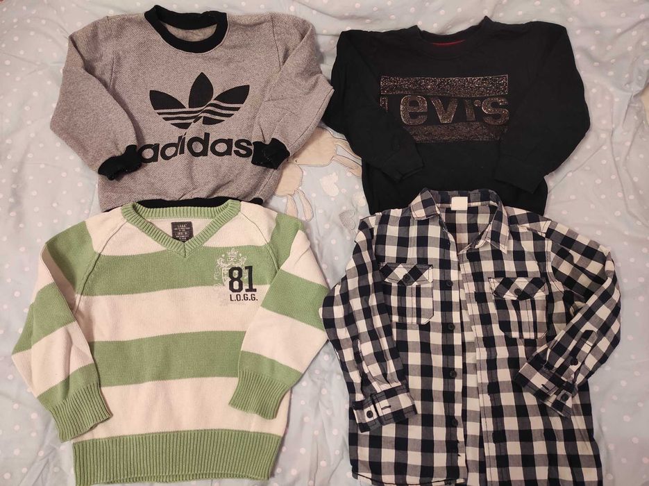 Zestaw odziezy 104 +GRATISY dla chlopca uzywanej