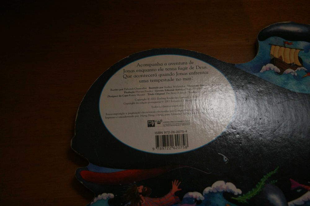 Livro "A História de Jonas"