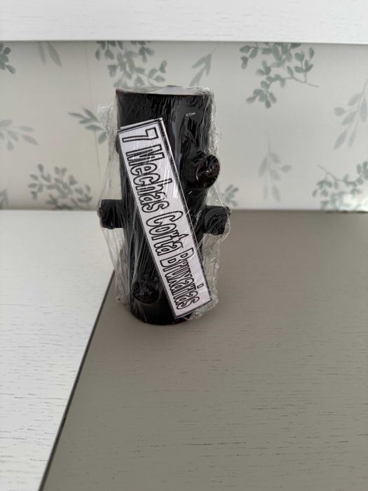 vela das 7 mechas preta