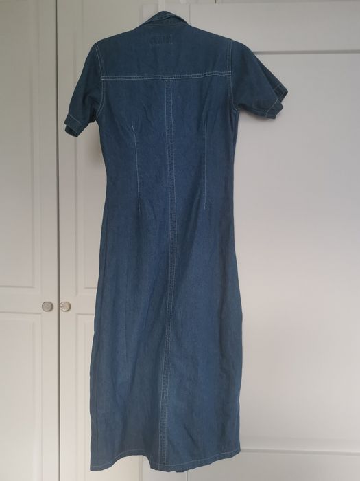 Jeansowa dżinsowa sukienka miss jeans szmizjerka rozm. 36 S