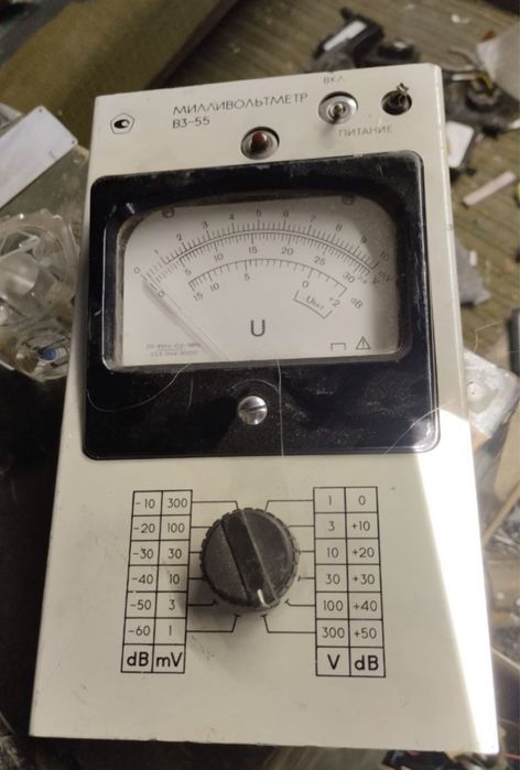 Амперметри, вольтметри. Вимірювальні прилади радянські
