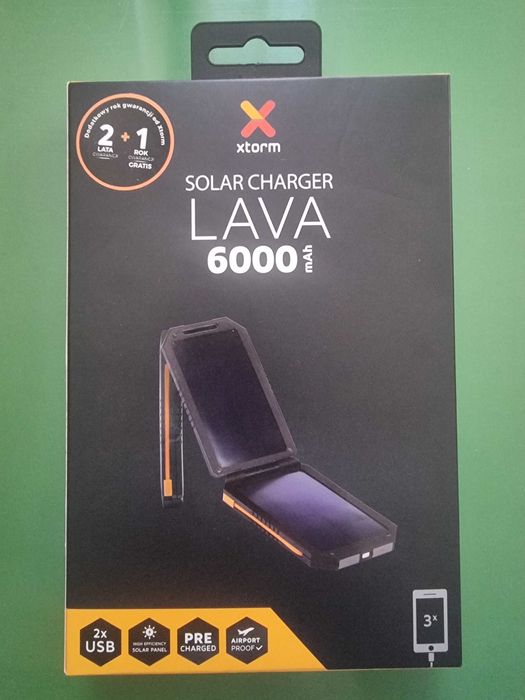 Powerbank Solarny Solar Charger Lava 6000mAh