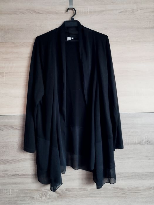 Liberty Unikalny kardigan z mgiełką plus size 3XL
