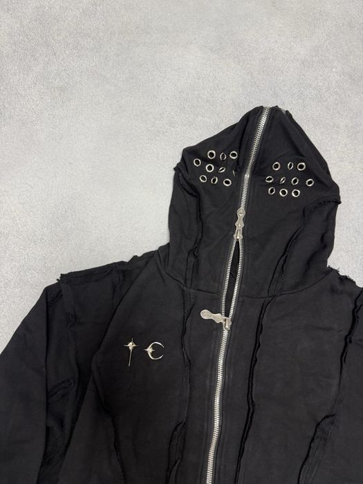 зип худи Thug Club black star zip up vetements balenciaga